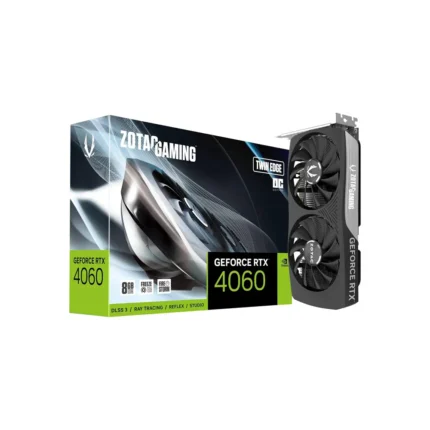 ZOTAC Gaming GeForce RTX 4060 8GB Twin Edge 8GB GDDR6 Graphics Card, ZT-D40600E-10M